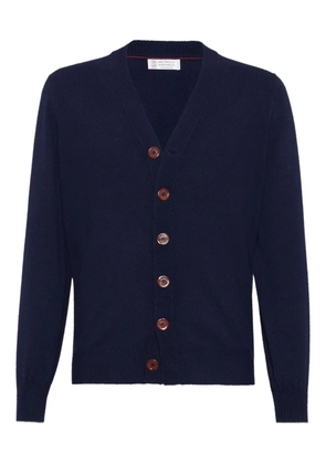Brunello Cucinelli cashmere cardigan - Blue