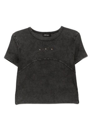 tout a coup rivet detailing T-shirt - Grey