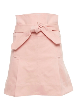 Ferragamo Pre-Owned belted mini skirt - Pink