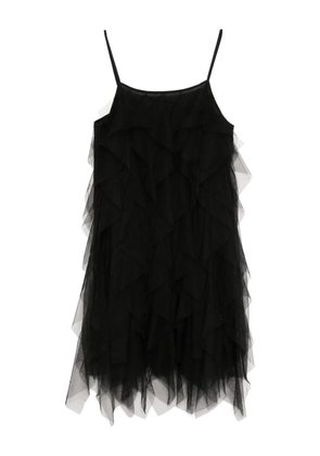tout a coup tulle mini dress - Black