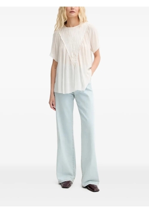 MUNTHE Perilla ruffled top - White