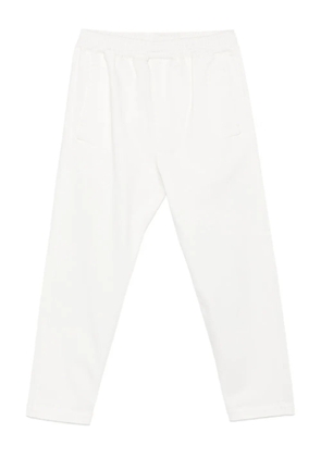 Eleventy elasticated-waistband trousers - White