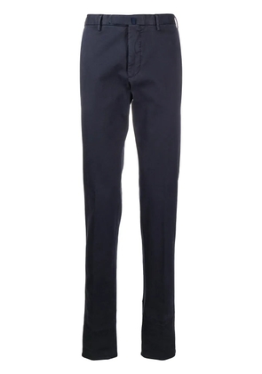 Incotex mid-rise chino trousers - Blue