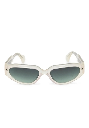 Vivienne Westwood orb-embellished cat-eye frame sunglasses - Neutrals