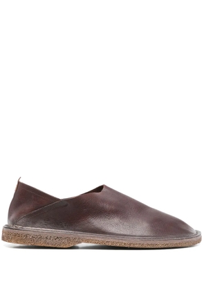 Moma leather slippers - Brown