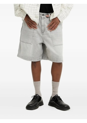 IRO utility-pockets denim shorts - Grey