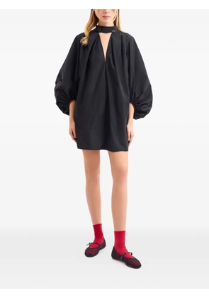 Gemy Maalouf V-neck puff dress - Black