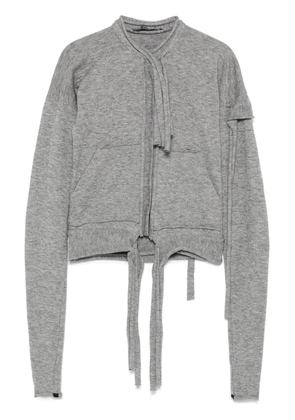 Ottolinger strappy cardigan - Grey