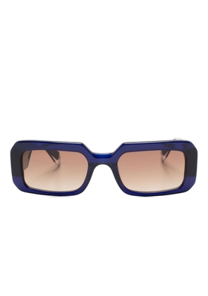 GIGI STUDIOS Camille rectangular-frame sunglasses - Blue