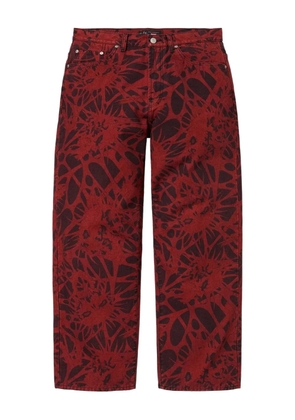 Supreme five-pocket jeans - Red
