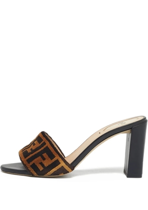 Fendi Pre-Owned FF-motif sandals - Brown