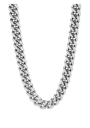 Nialaya Jewelry rolo-chain stainless steel necklace - Silver