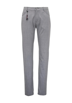 Marco Pescarolo slim-fit trousers - Grey