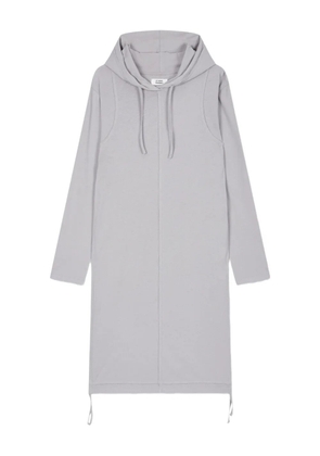 TOMBOY layered hooded dress - Grey