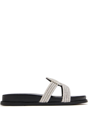 Schutz Papete knotted embellished sandals - Silver