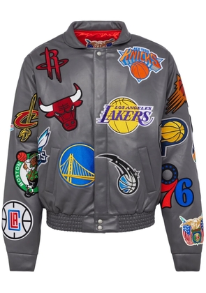 Jeff Hamilton x NBA Collage jacket - Grey