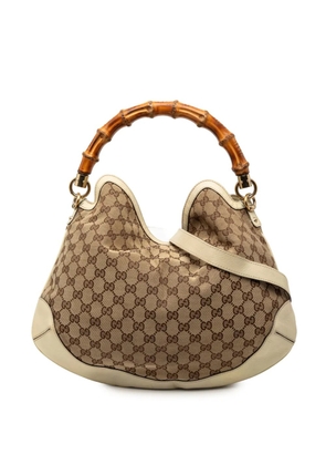 Gucci Pre-Owned 2000-2015 Medium GG Canvas Peggy satchel - Brown