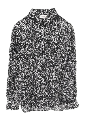 Celine Pre-Owned 2010s all-over-pattern long-sleeve shirt - Black