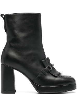 NeroGiardini Guanto 90mm leather boots - Black