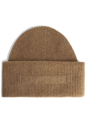 Zadig&Voltaire cashmere beanie hat - Brown