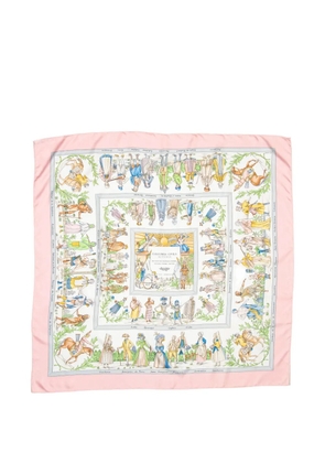 Hermès Pre-Owned Costumes Civils Actuels scarf - Pink