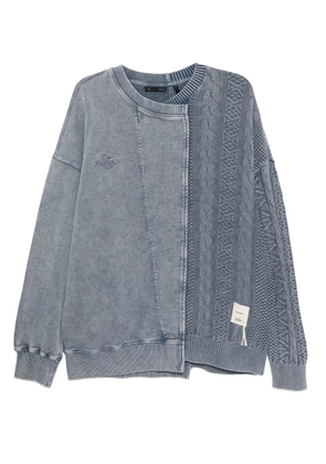 FIVE CM panelled jumper - Blue