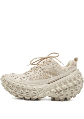 Balenciaga Pre-Owned faux-leather sneakers - Neutrals