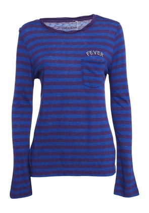 Zadig&Voltaire striped long-sleeve T-shirt - Blue