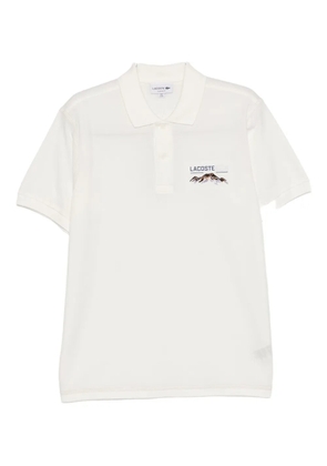 Lacoste logo-motif polo shirt - White