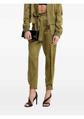 SIMONA CORSELLINI belted cargo trousers - Green