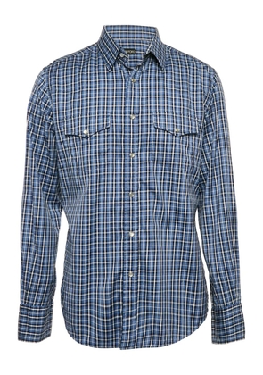 Tom Ford Vintage check-print shirt - Blue