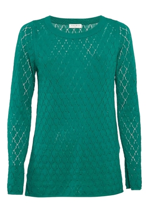 SANDRO lace-detailing top - Green