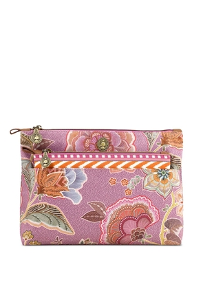 PIP STUDIO floral zip make up bag - Pink