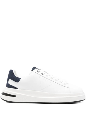 GUESS USA panelled leather sneakers - White