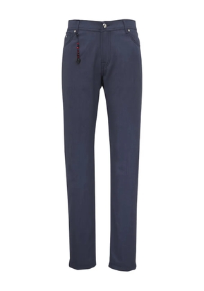 Marco Pescarolo belt-loop five-pocket trousers - Blue