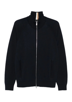 BOSS zip-up cardigan - Blue