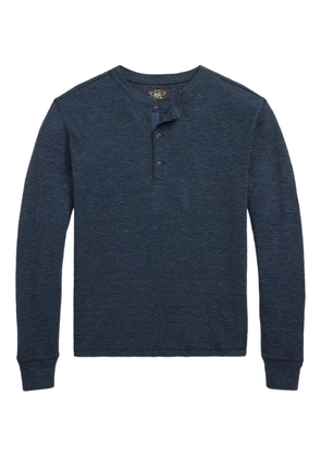 Ralph Lauren RRL Henley cotton T-shirt - Blue