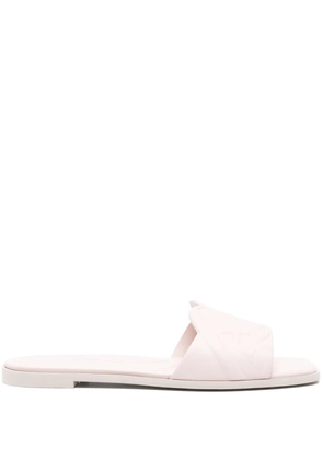 Alexander McQueen Pre-Owned logo-embossed sandals - Pink