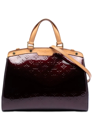 Louis Vuitton Pre-Owned 2012 Monogram Vernis Brea GM satchel - Purple