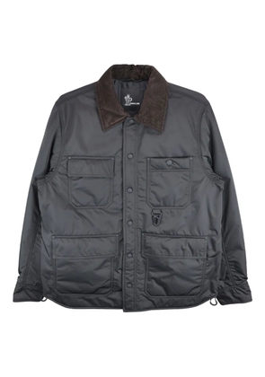 Moncler Waterton corduroy-collar shirt jacket - Black