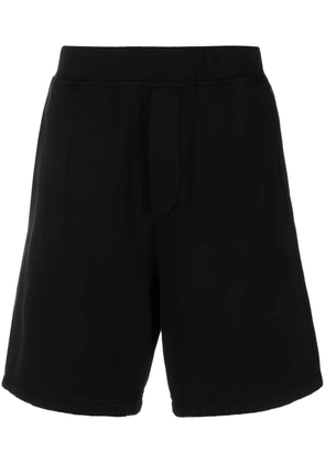 DSQUARED2 logo-print cotton track shorts - Black