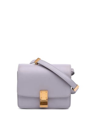 Celine Pre-Owned 2017 Small Calfskin Classic Box crossbody bag - Purple