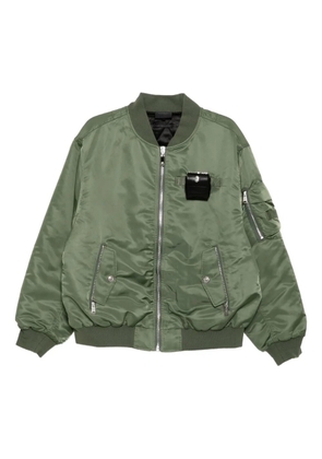 A BATHING APE® embroidery logo jacket - Green