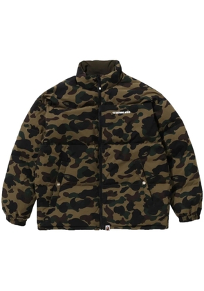 A BATHING APE® reversible padded jacket - Green