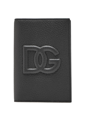 Dolce & Gabbana DG logo passport wallet - Grey