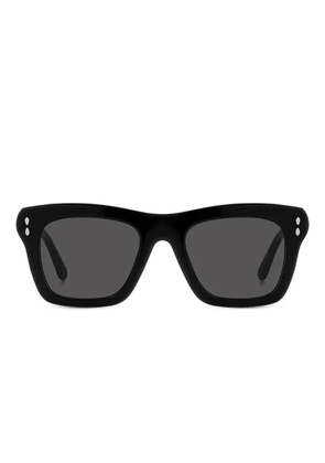 Isabel Marant Eyewear logo-engraved sunglasses - Black