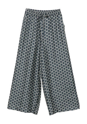 Pierre-Louis Mascia Aloe palazzo trousers - Green
