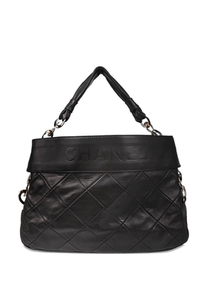 CHANEL Pre-Owned 2007 quilted leather handbag - Black