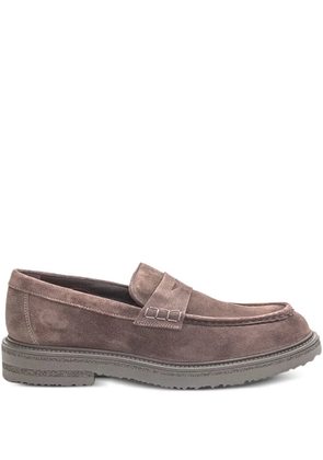 sturlini firenze penny suede loafers - Brown