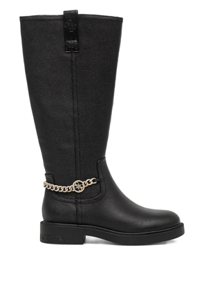 GUESS USA 35mm Fyonal chain-detail boots - Black